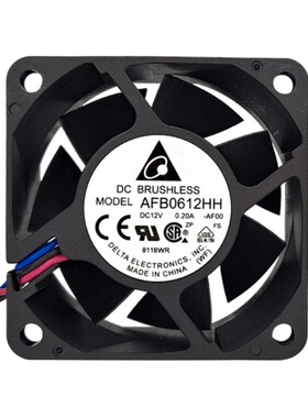 原装正品台达AFB0612HH-AF00 DC 12V 0.20A 6025 60*60*25双滚珠