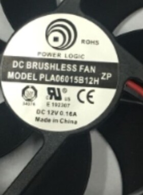 原装 PLA06015B12H 6015 12VDC 0.16A 电源风扇