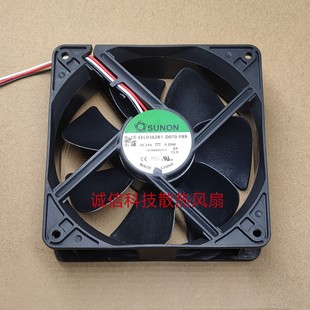 24V 全新SUNON建准EEC0382B1 12038 FB9 9.2W散热风扇12cm D070