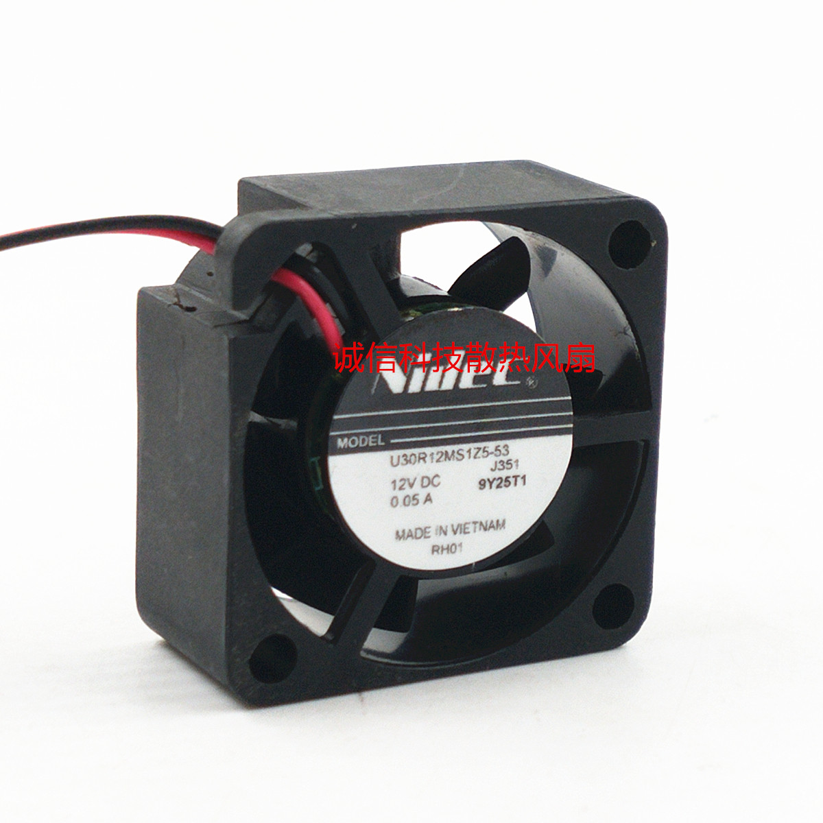 原装Nidec U30R12MS1Z5-53 3cm 3015 12V 0.05A 静音散热风扇
