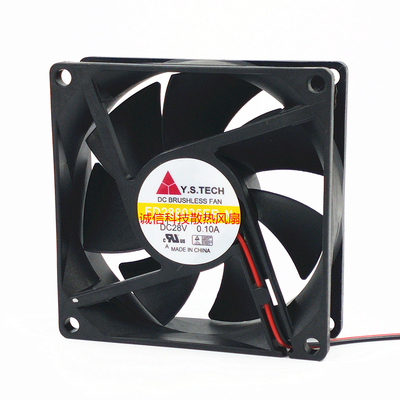 全新元山Y.S.TECH DC 28V 8CM/厘米 8025 散热风扇80*80*25MM