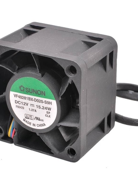 原装全新VF40281BX-D020-S9H 4cm 4028 12V 15.24W 大风量风扇