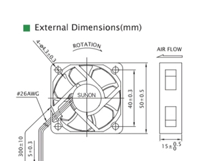 原装 SUNON 12V MF50151VX A99 1.38W 15MM风扇 10000