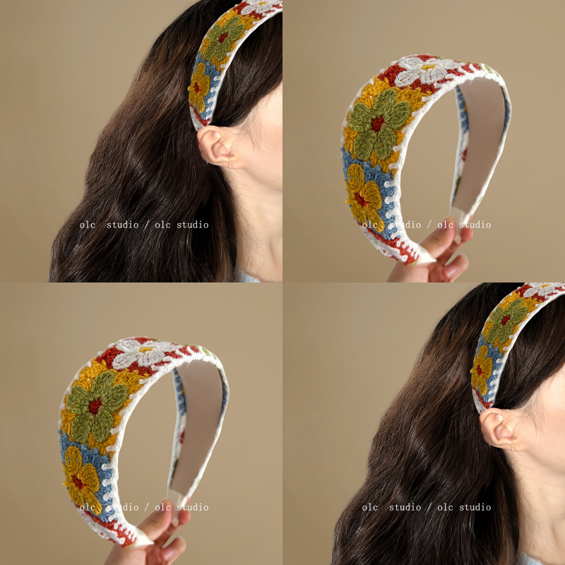 卧雪眠霜！设计感刺绣头箍！