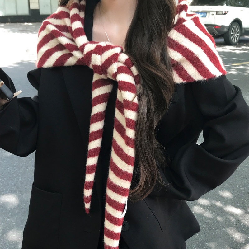 2025新款针织三角披肩氛围感围脖