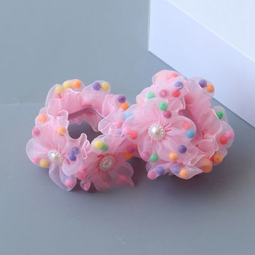 儿童发绳小女孩扎头头绳宝宝头饰丸子头发圈女童头花2023新款发饰