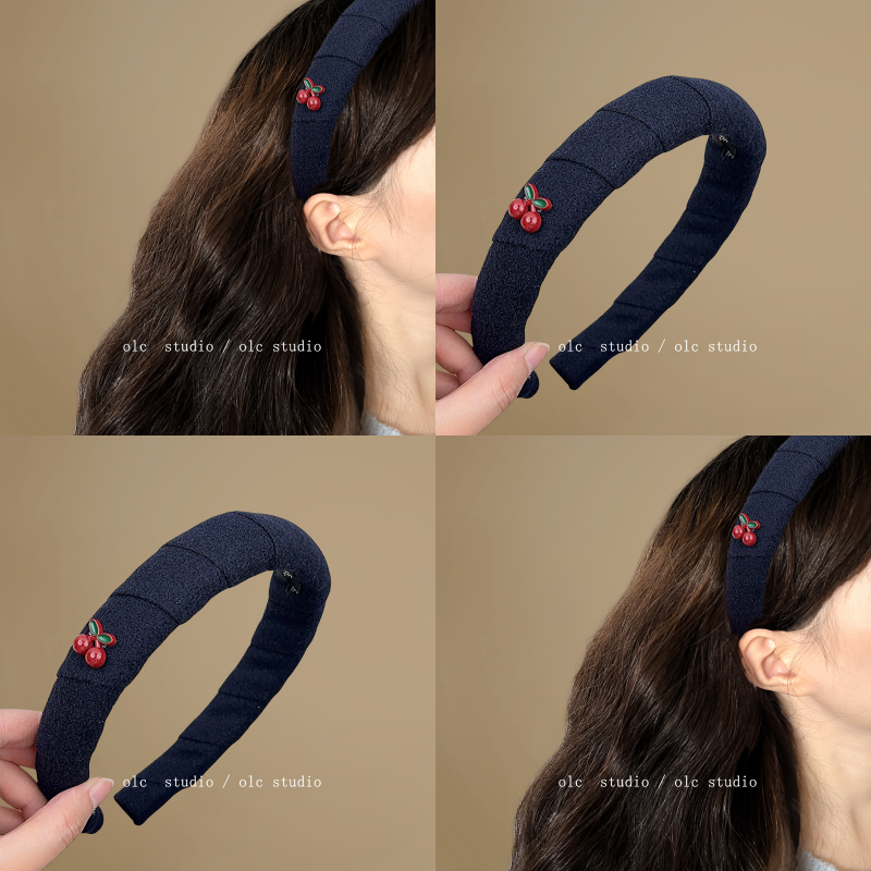 梦幻橱窗！小樱桃布艺发箍！