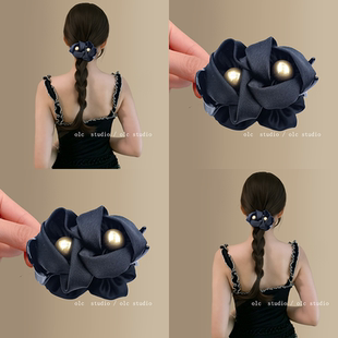 欧莱蔻2025新款【鹊桥】抓夹女高级感气质优雅半扎发抓夹丸子夹