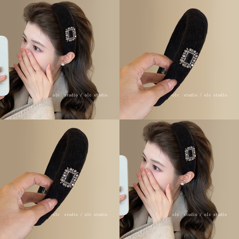 丝绒黑钻~2025新款高级感发箍