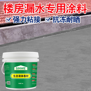 屋顶防水补漏材料专用涂料楼顶房顶房屋顶楼屋面漏水堵漏胶防漏胶