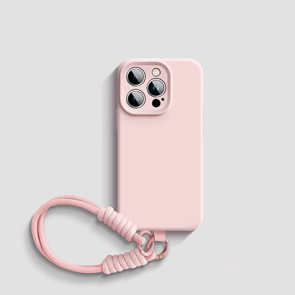 适用苹果16promax手机壳新款iphone15pro液态硅胶13带挂绳15全包plus防摔14pro高级苹果15promax软壳ip12超火