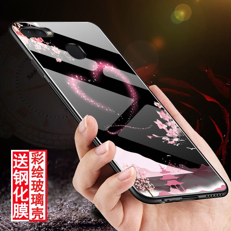 满28.80元可用14元优惠券oppoa7x手机壳opa玻璃a7xm软边opooa卡通oopoa防摔popoa