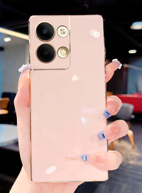 适用opporeno9手机壳新款oppo reno9女5g高级感reno9pro镜头全包reno9pro+保护套防摔reno8电镀纯色7硅胶6潮5