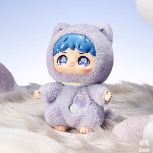正品POPMART泡泡玛特周深《反深代词》系列搪胶脸毛绒盲盒挂件