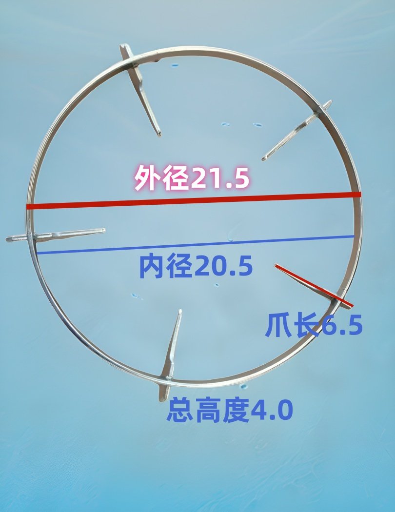 ITB81A燃气双灶煤气炉架台式支架Macro/直径21.5cm锅架适用万家乐