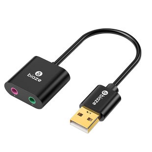 usb外置声卡笔记本台式机电脑接口专用音箱耳机麦克风免驱动