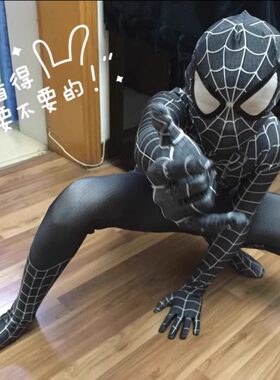 蜘蛛侠儿童演出服cosplay紧身衣