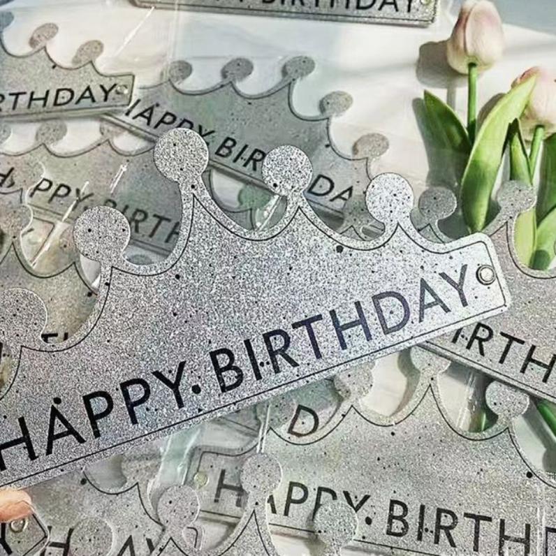 2024年新款生日帽网红独立可折叠成人款批订制定制发皇冠 帽子B