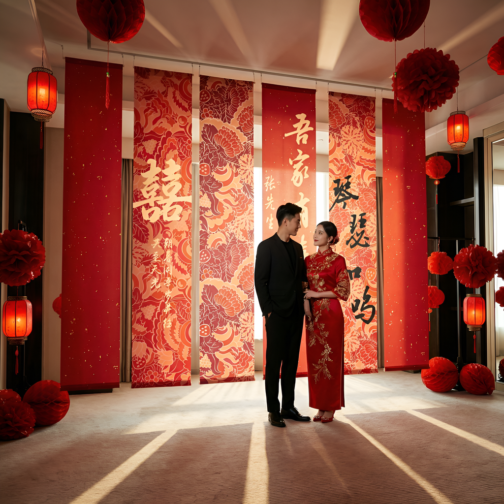 订婚宴挂布氛围装饰结婚礼婚房条幅高级感场景布置背景墙小众简约,节庆用品/礼品,拉花,淘宝优惠券,粉丝福利购,淘宝优惠卷