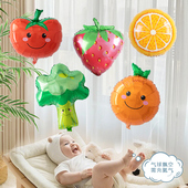 气球飘空氦气小婴儿月龄玩具空气球绑腿卡通铝膜儿童宝宝无毒动物