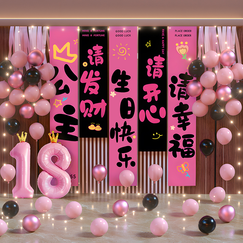 【小红书推荐】生日场景装饰布置