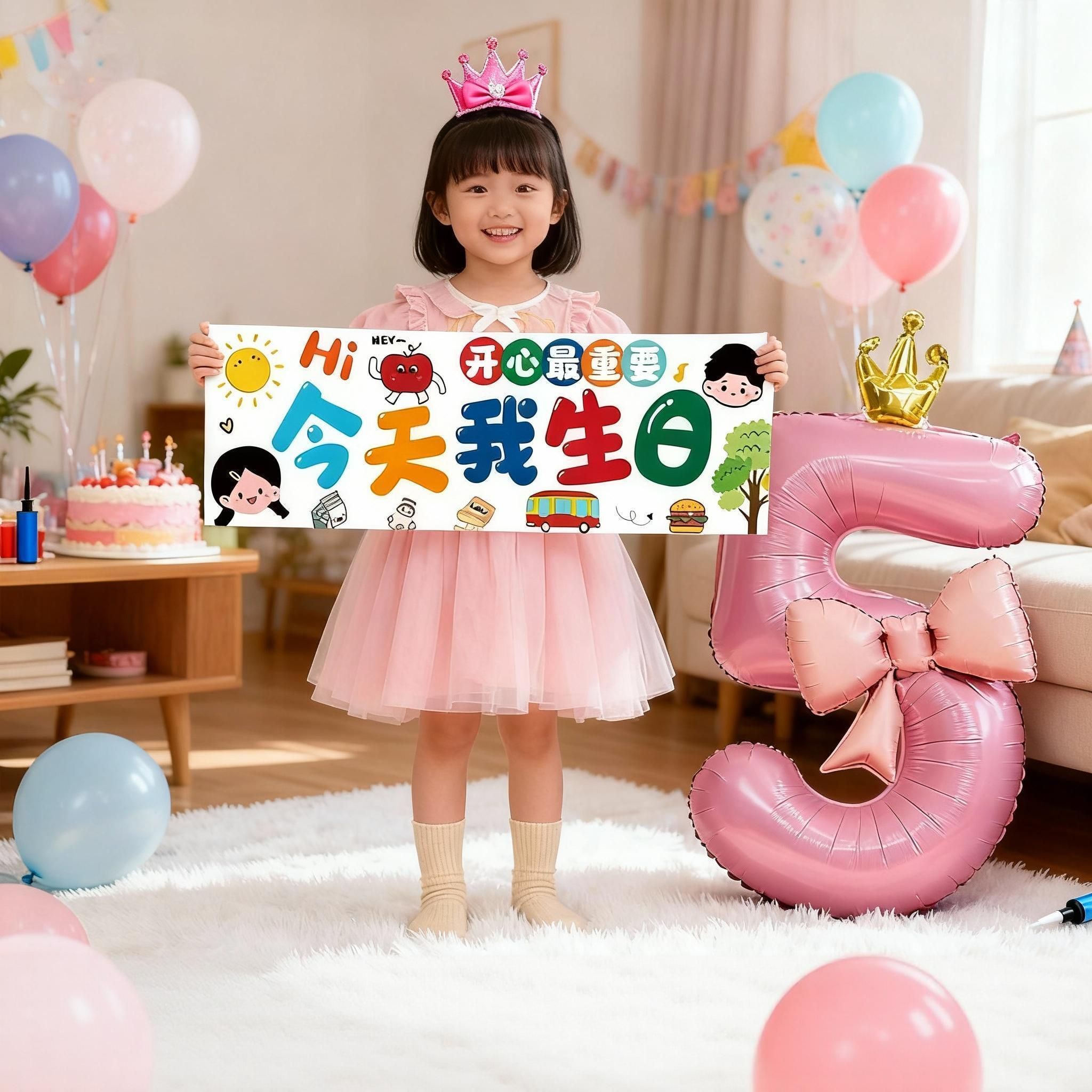 小红书推荐生日布置气球组合套装