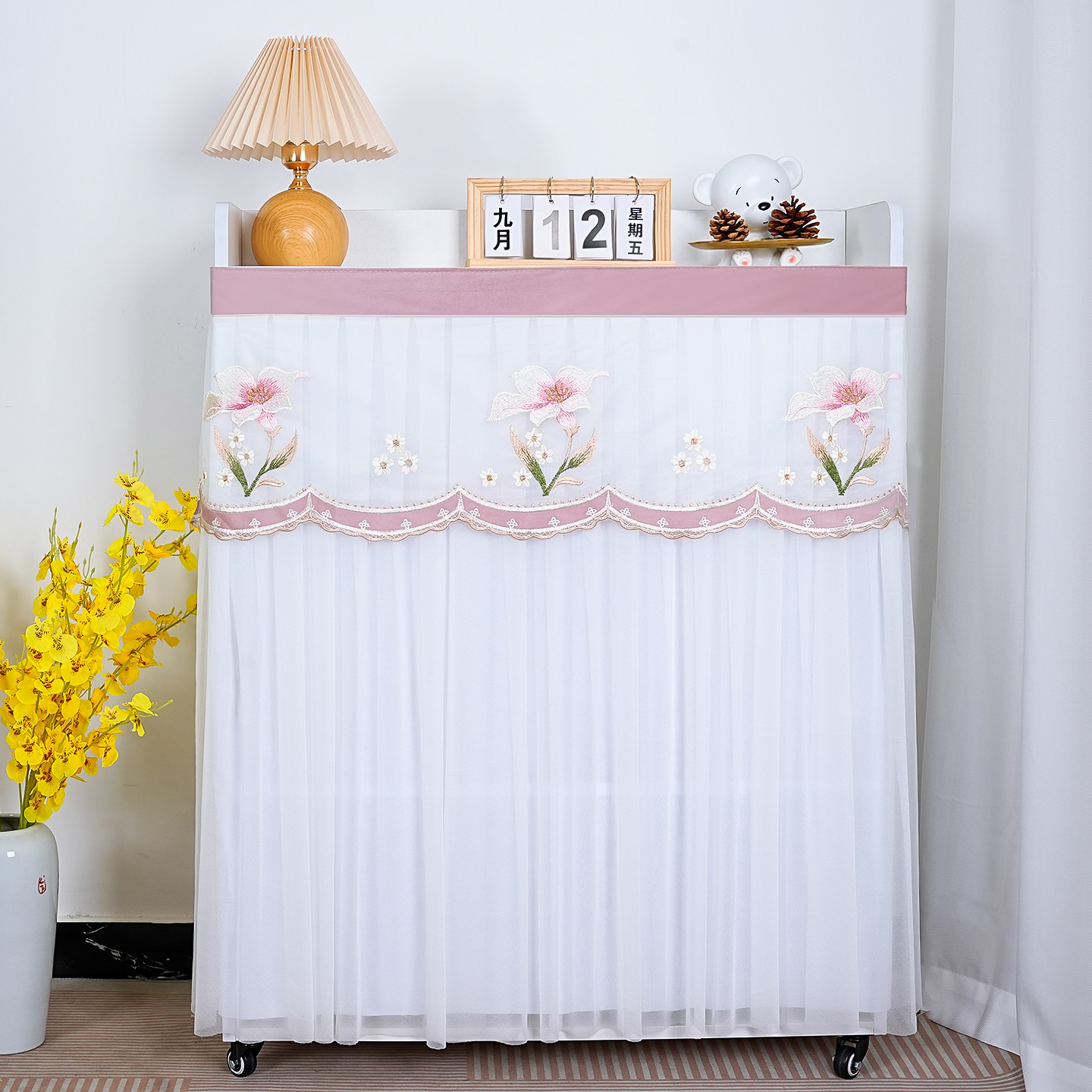 新品速装柜子遮挡帘滑轨式衣柜鞋柜遮挡帘子出租房杂物遮丑防尘帘,居家布艺,柜类遮挡帘,淘宝优惠券,粉丝福利购,淘宝优惠卷