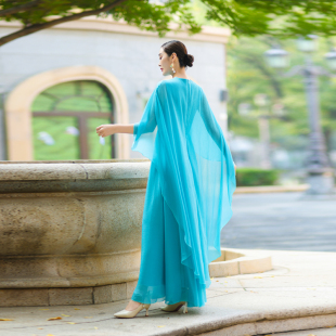 海边沙滩裙夏新款 飘带连衣裙拖地长裙 三亚渡假适合旅游拍照出片