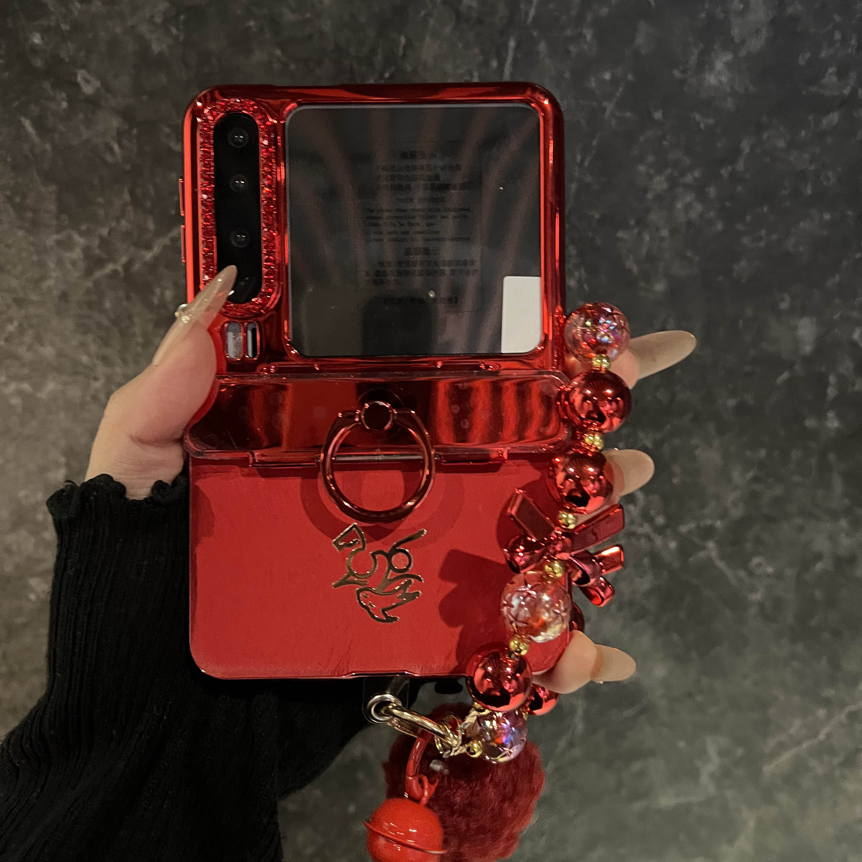 适用华为purax折叠屏手机壳中国红马踏飞燕指环扣purax典藏版壳膜一体荣耀vlfip2全包防摔保护小米mixflip2女,3C数码配件,手机保护套/壳,淘宝优惠券,粉丝福利购,淘宝优惠卷