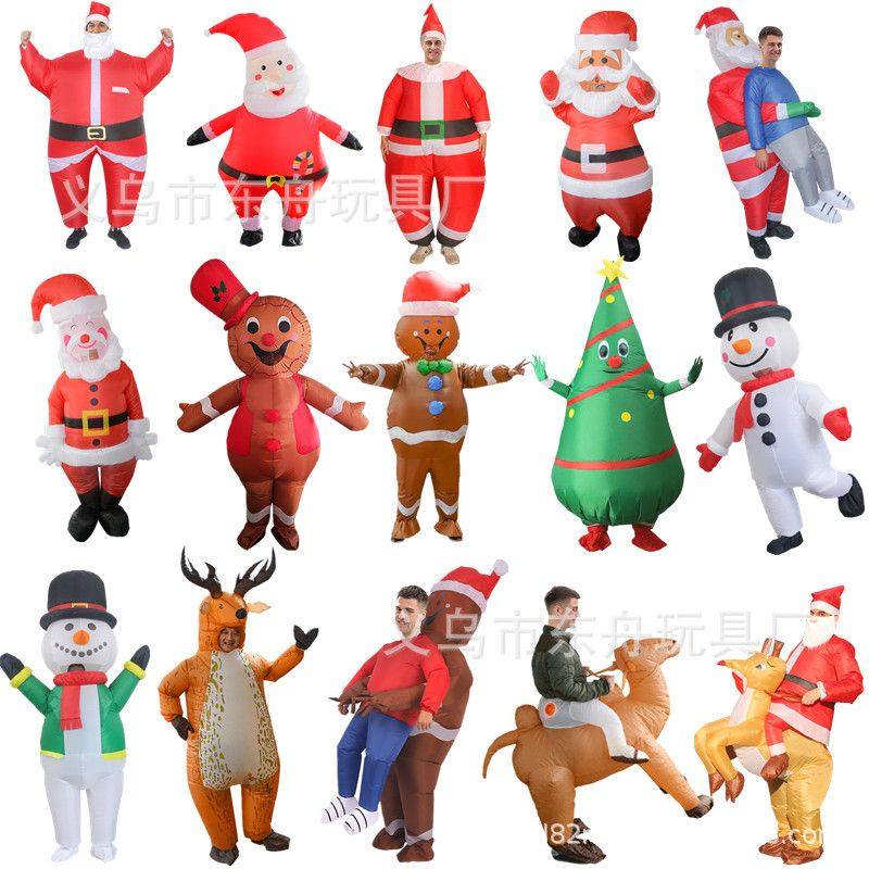 圣诞老人雪人麋鹿狂欢装