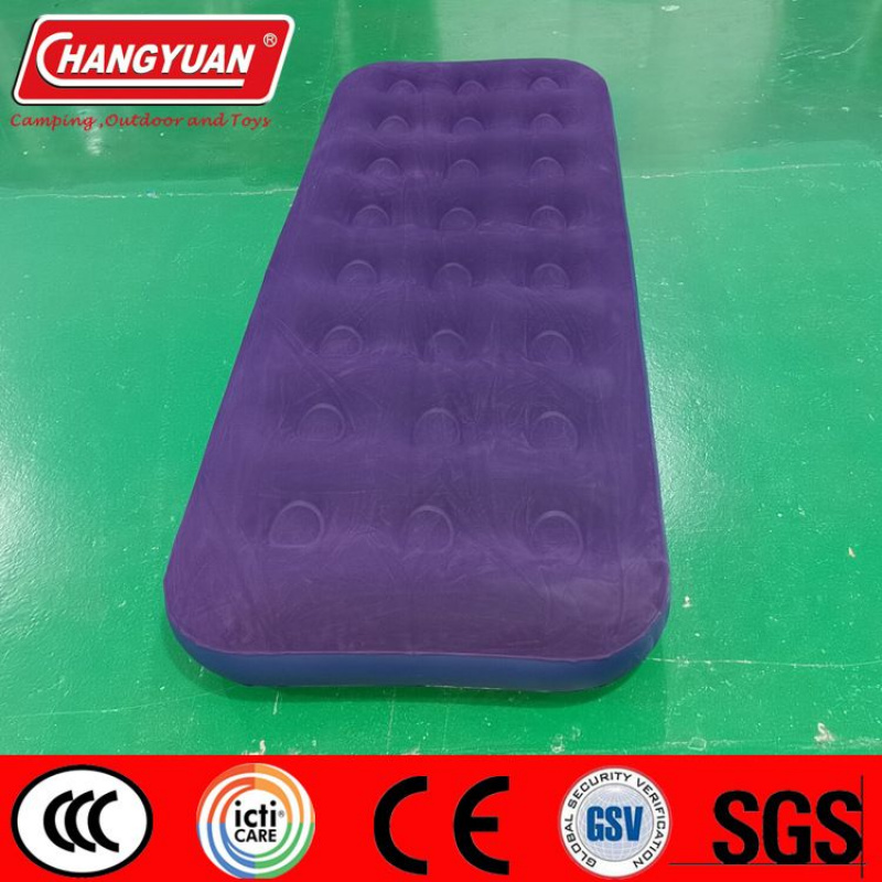 PVC植绒充气床24孔163