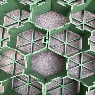 会展中心人行道绿化植草HDPE植草格公园广场绿化植草格停车位绿化