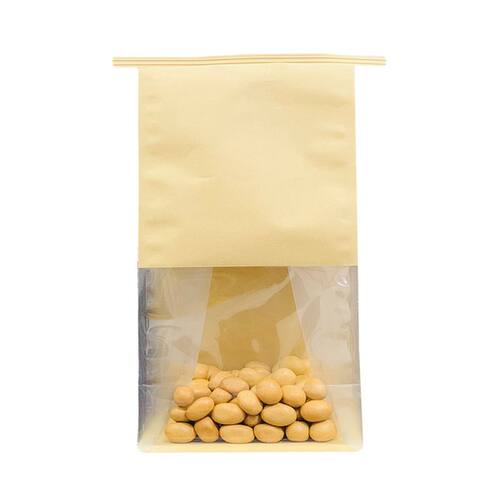 牛皮纸自立密封月饼茶叶袋