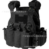 跨境亚马逊户外战术背心轻量化激光MOLLE战术马甲 弹夹快拆背心