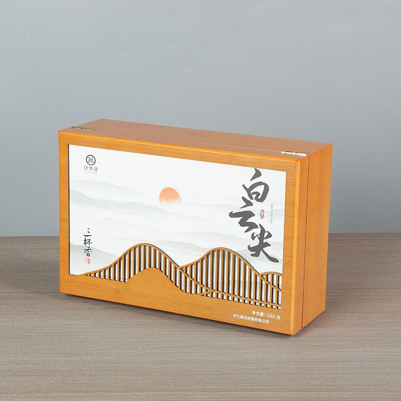 中国风实木质礼品茶叶包装盒伴手礼喜茶红茶礼盒空盒子