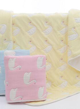 冬季十层加棉宝宝盖毯 115*115cm卡通印花儿童被子精梳棉童被