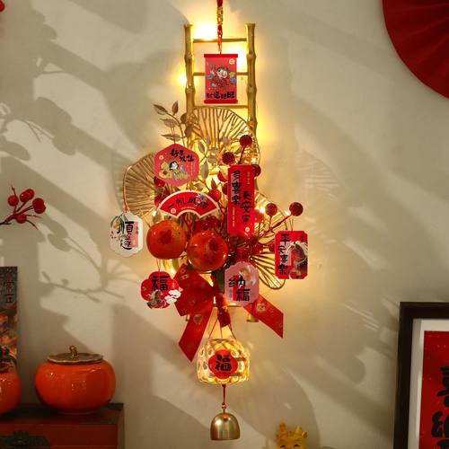 2026马年春节竹编灯笼挂饰