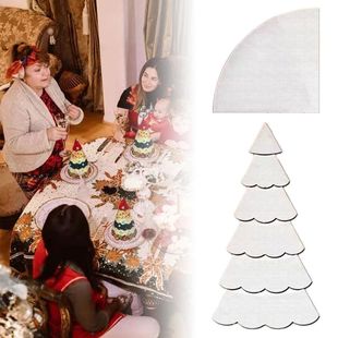 Set亚克力尺圣诞树拼布尺套装 Handmade Quilting Tree Christmas