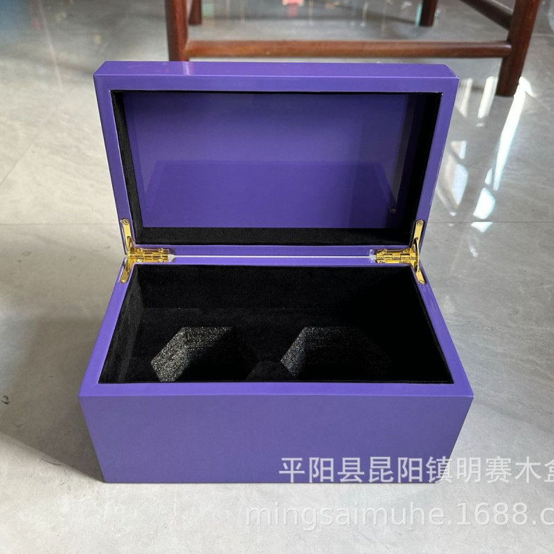 钢琴漆滋补品礼盒 烤漆海参盒 燕窝盒 虫草盒保健品木盒包装
