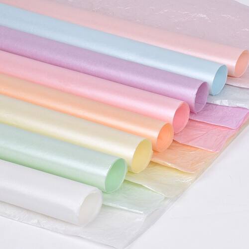 珠光雪梨纸鲜花包装礼物手工材料