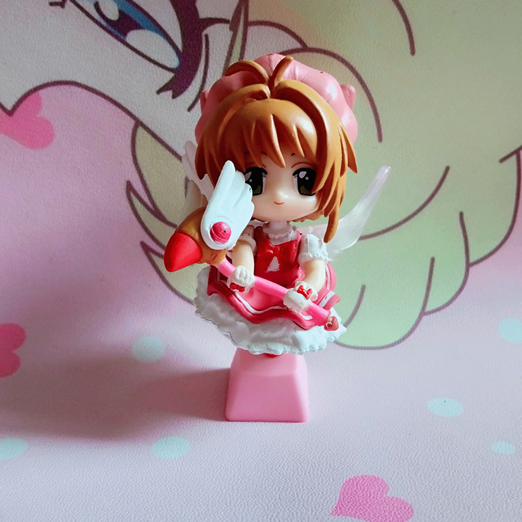性立体卡通粉色键盘魔法美少女小樱小狼 魔卡少女樱机械键帽个|ruв категории компьютерное оборудование/дисплей/Компьютерная периферия, клавиатура - от Buy2taobao.com для оказания профессиональной услуги покупки агента Taobao
