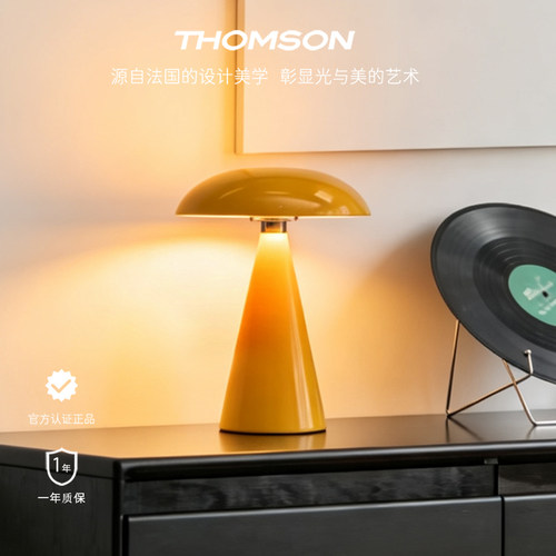 汤姆逊充电床头氛围小夜灯