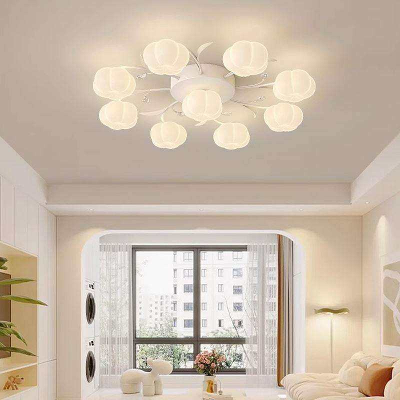 奶油风客厅简约现代led全光谱护眼大厅吸顶灯温馨浪漫艺术吸顶灯,鲜花速递/花卉仿真/绿植园艺,割草机/草坪机,淘宝优惠券,粉丝福利购,淘宝优惠卷