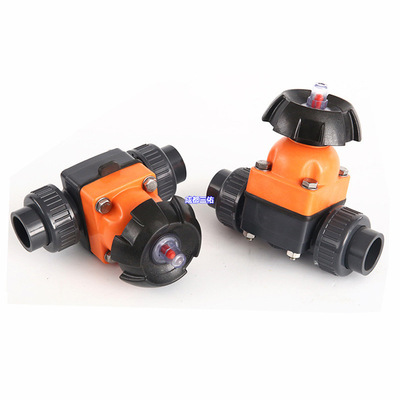 UPVC活接式隔膜阀 法兰隔膜阀 PVC塑料截止阀 闸阀 承插式隔膜阀