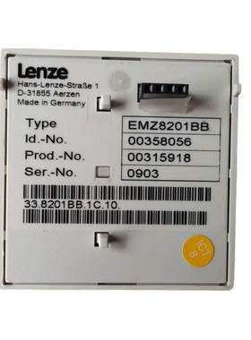 伦茨LENZE EVF8200系列器操作面板EMZ8201BB