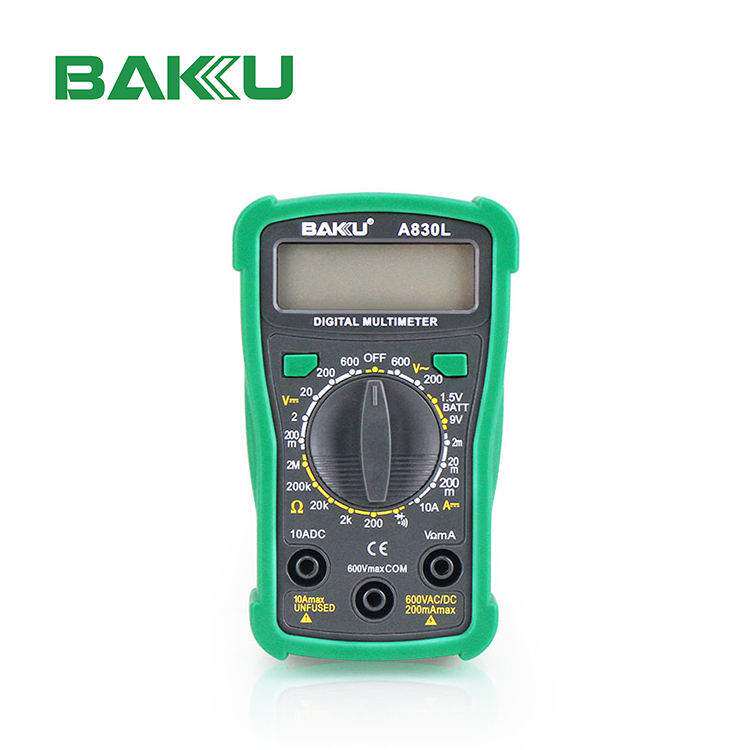 巴酷BK-A830L数字万用表测电流电压屏幕显示配电池电工维修表