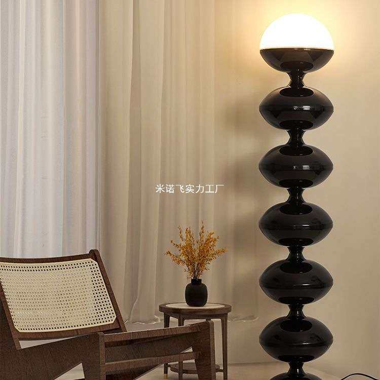 葫芦落地灯ins风网红北欧中古奶油风卧室沙发旁意式墙角灯边装饰