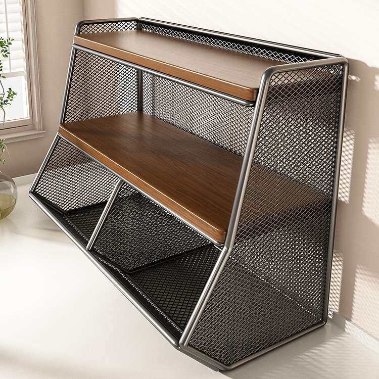 桌面置物架厨房台面多功能分层整理餐桌零食茶几水杯架茶包收纳盒