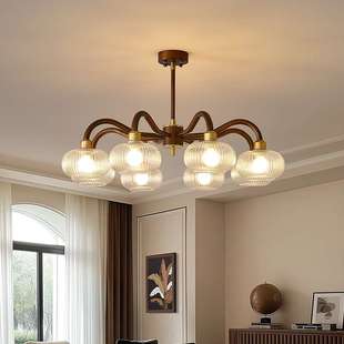 法式中古风吊灯浪漫温暖感客厅餐厅卧室简约现代奶油复古吊灯