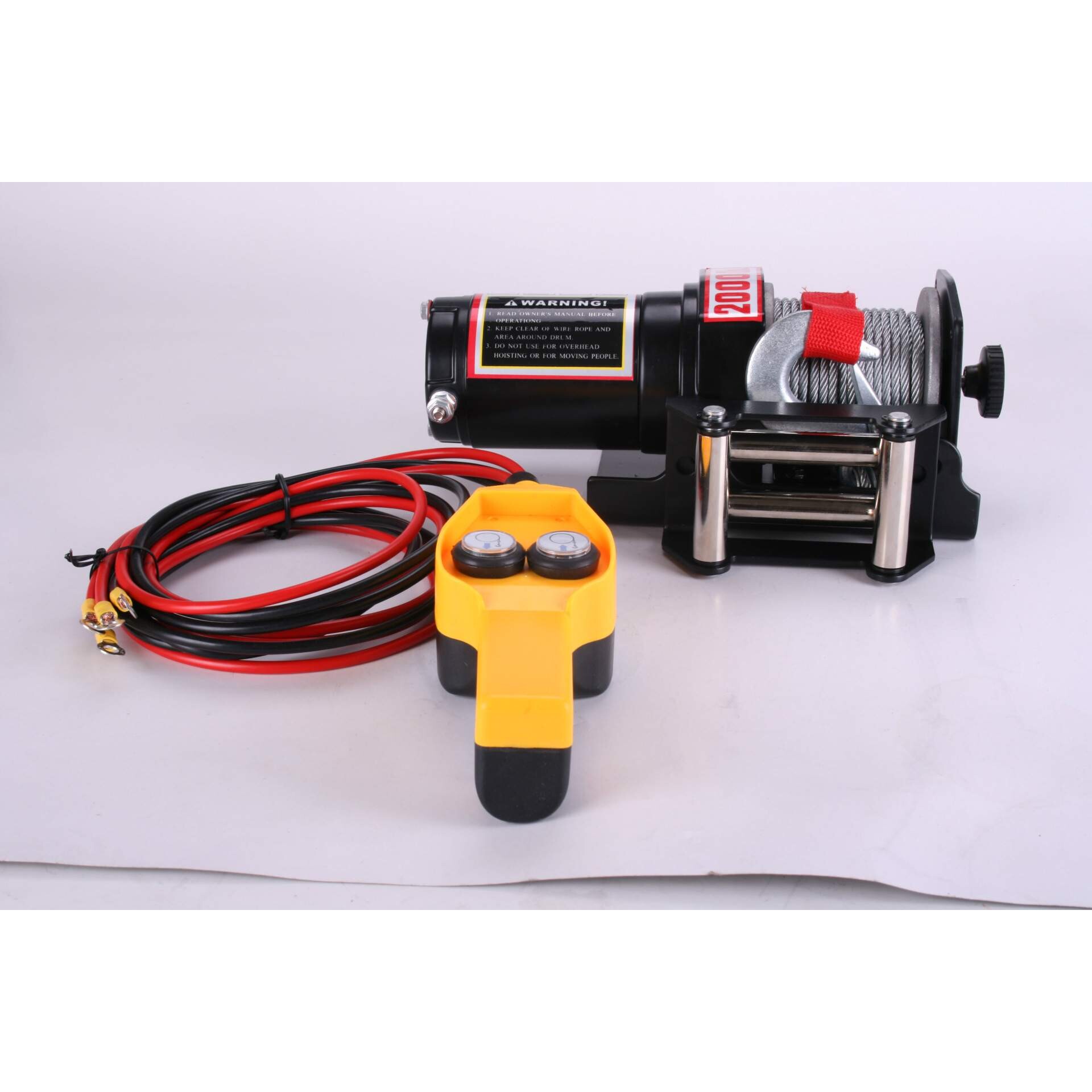 厂家2000磅电动绞盘12V/24V 车载 卡车吊机 电动葫芦